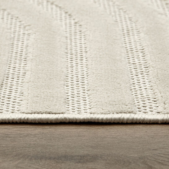 Kaşmir Halı 7/24 İskandinav Thor Beyaz 50x80 cm