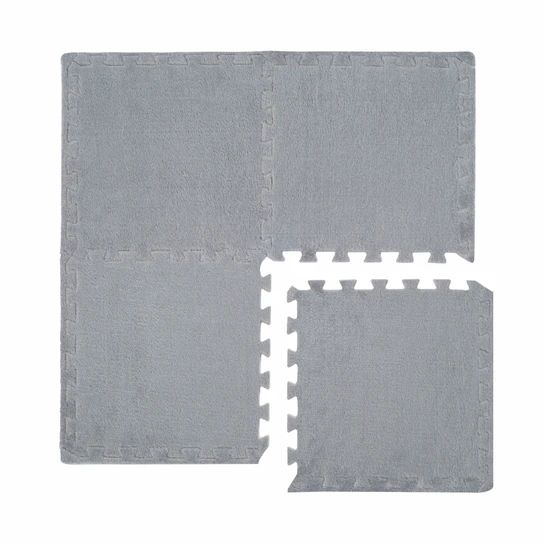 Kaşmir Halı Puzzle Mat Gri 30x30 cm