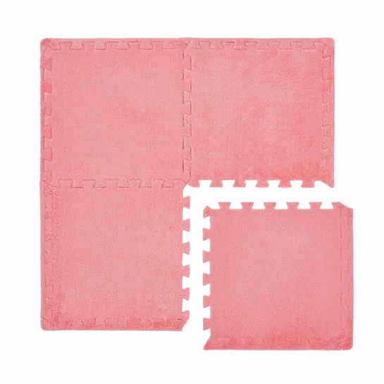 Kaşmir Halı Puzzle Mat Pembe 30x30 cm