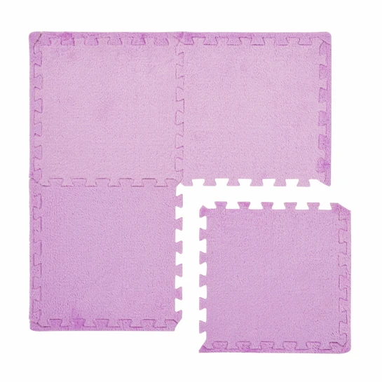 Kaşmir Halı Puzzle Mat Mor 30x30 cm