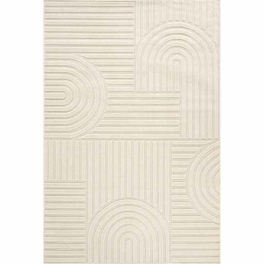Kaşmir Halı İskandinav Rune White 100x300 cm