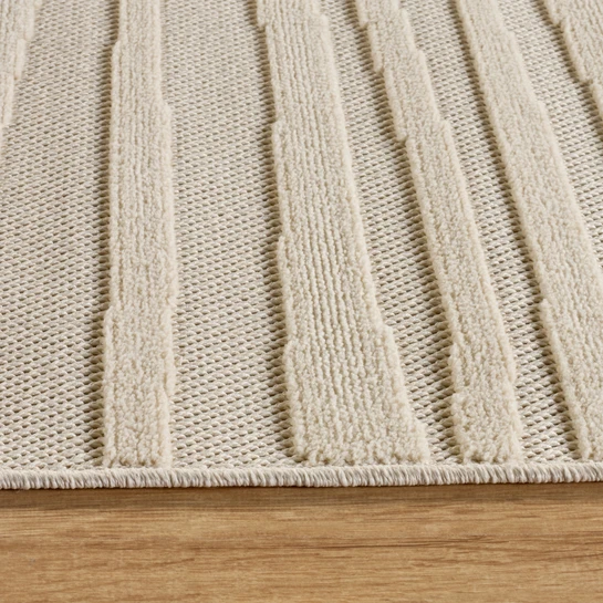 Kaşmir Halı İskandinav Frode White 80x300 cm