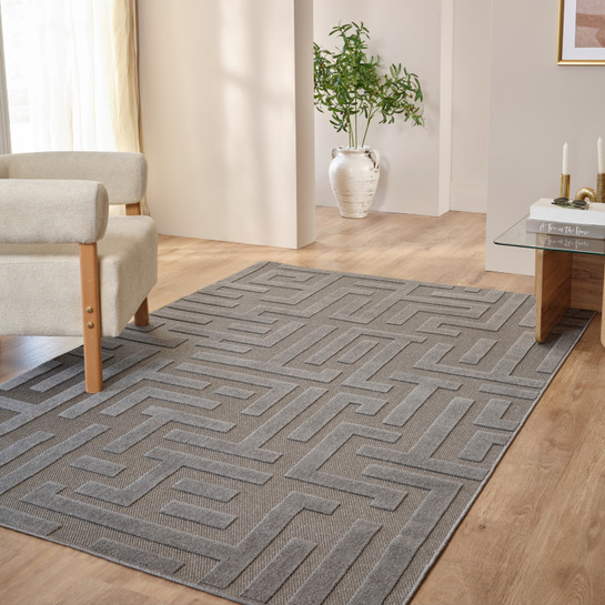 Kaşmir Halı İskandinav Roar Gray 80x300 cm