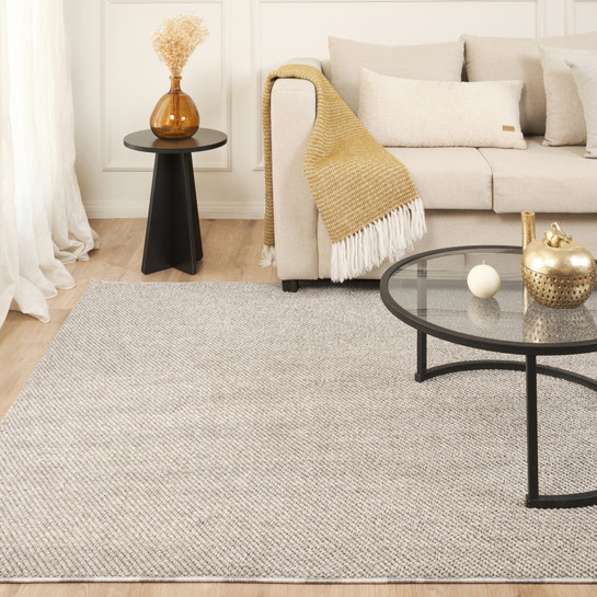 Kaşmir Halı 7/24 İskandinav Premium Lina Gri 80x300 cm