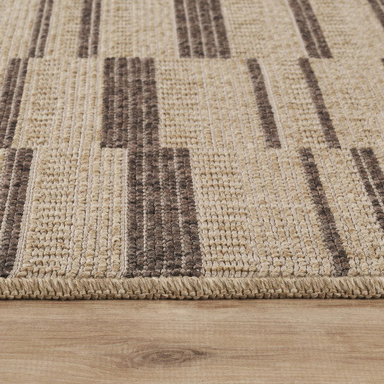 Kaşmir Halı Kilim Jüt Ravon Brown 160x230 cm
