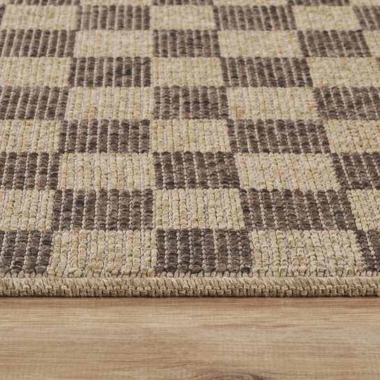 Kaşmir Halı Kilim Jüt Dorne Brown 50x80 cm