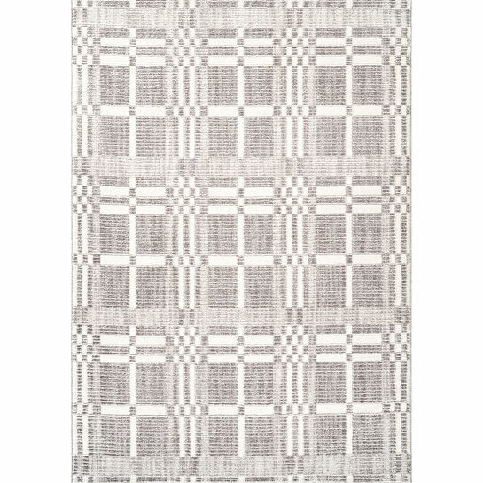  Kaşmir Halı 7/24 İskandinav Velar Gri 80x300 cm