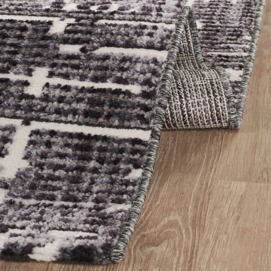 Kaşmir Halı 7/24 İskandinav Sten Antrasit 100x300 cm