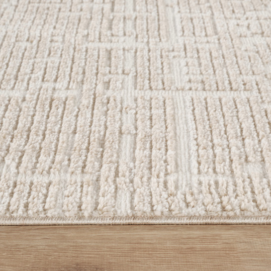 Kaşmir Halı 7/24 İskandinav Sten Bej 100x200 cm