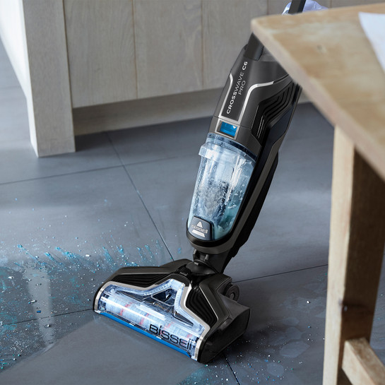 Bissell CrossWave C6 Cordless Pro Yüksek Vakumlu Kablosuz Dikey Süpürme ve Silme Makinesi 