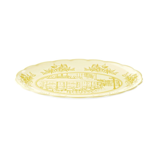 Guzzini Josephine Servis Tabağı Large 51x38 cm Sarı
