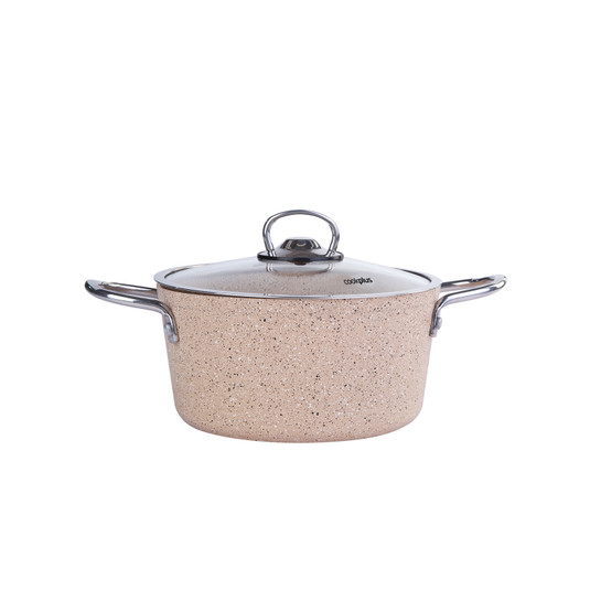 Cookplus Biogranit Panama Kahve 7 Parça Tencere Seti