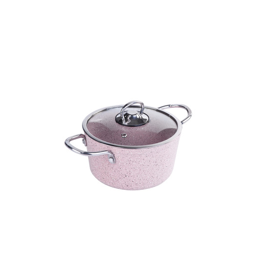 Cookplus Biogranit Alfa Pink 7 Parça Tencere Seti