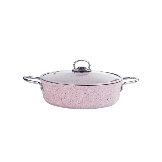 Cookplus Biogranit Alfa Pink 7 Parça Tencere Seti
