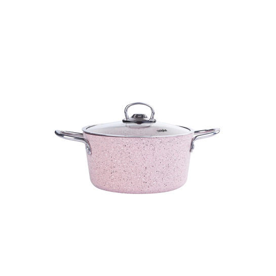 Cookplus Biogranit Alfa Pink 7 Parça Tencere Seti
