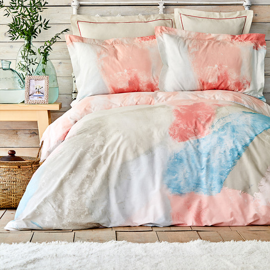 Karaca Home Canvas Multi Pamuk Çift Kişilik 6 Parça Nevresim Takımı 