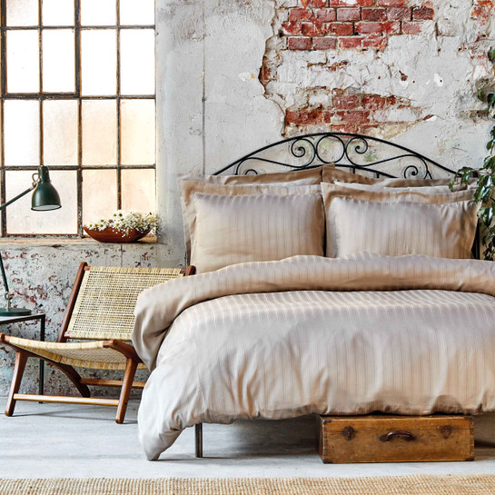 Karaca Home Mag Charm Bold Bej Saten Çift Kişilik Nevresim