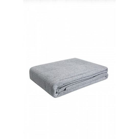 Karaca Home Remas Gri Çift Kişilik Softline Battaniye