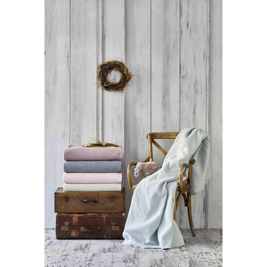 Karaca Home Remas Mavi Tek Kişilik Softline Battaniye