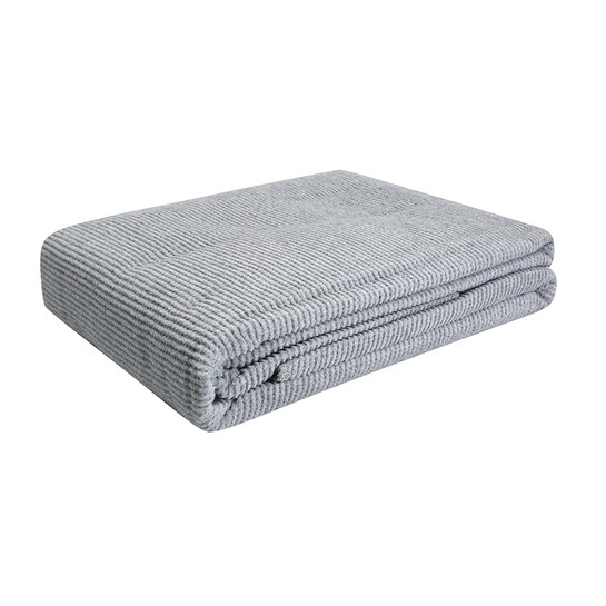 Karaca Home Remas Gri Tek Kişilik Softline Battaniye