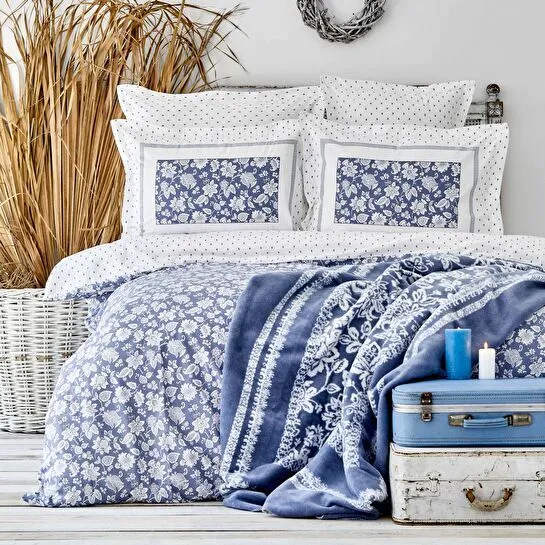 Karaca Home Celerina Nevresim ve Pamuk Battaniye Set