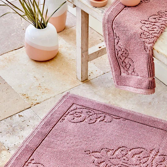 Karaca Home Milly Mürdüm 2li Paspas Set