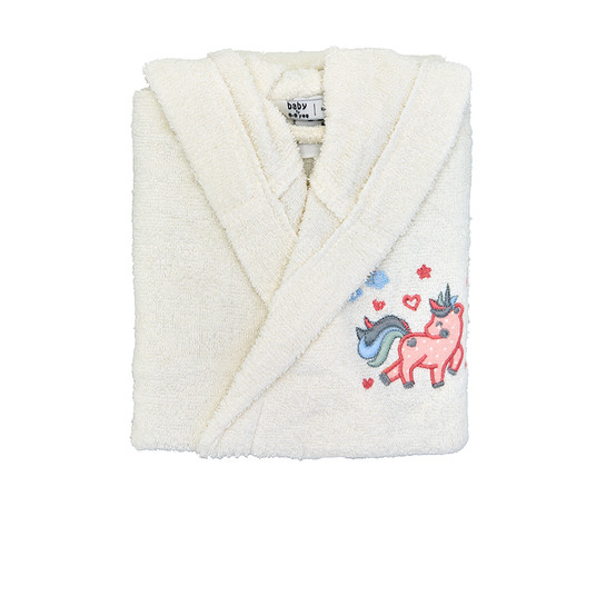 Karaca Home Digna 6-8 Yaş Çocuk Bornozu - Offwhite