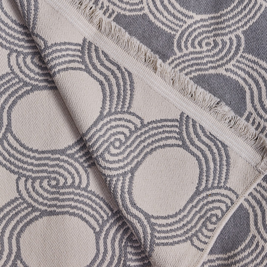 Karaca Home Esta Ekru Gri Çift Taraflı Kilim 80x150 cm
