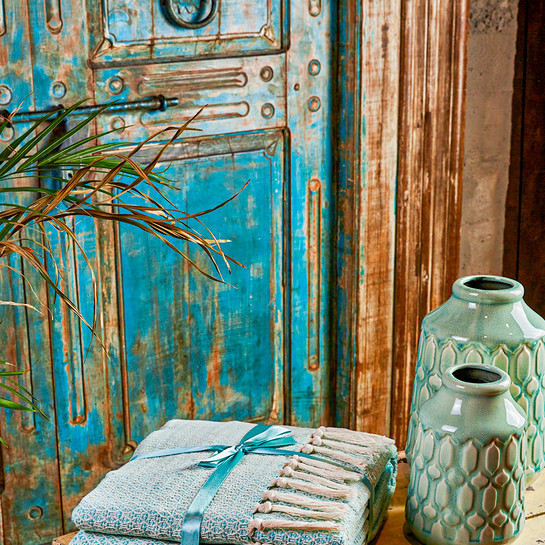 Karaca Home Norda Mint Çift Kişilik Pike/Koltuk Şalı