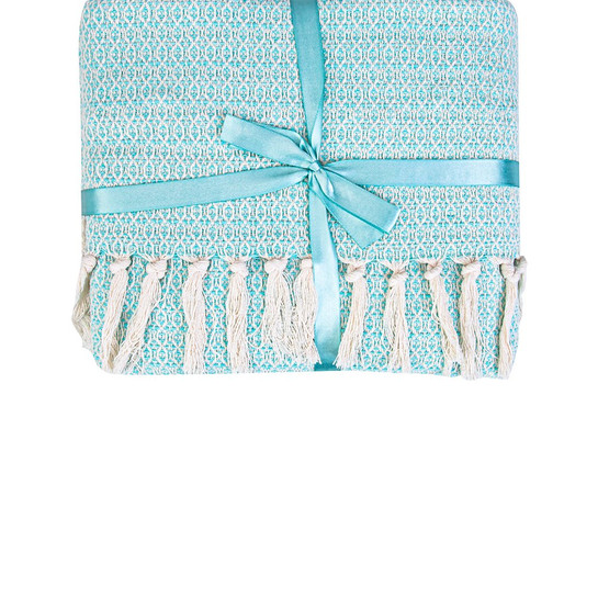 Karaca Home Norda Mint Çift Kişilik Pike/Koltuk Şalı