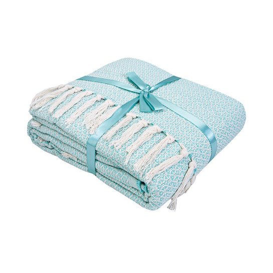 Karaca Home Norda Mint Çift Kişilik Pike/Koltuk Şalı