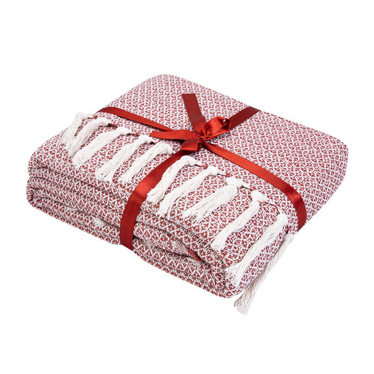 Karaca Home Norda Kiremit Çift Kişilik Pike/Koltuk Şalı