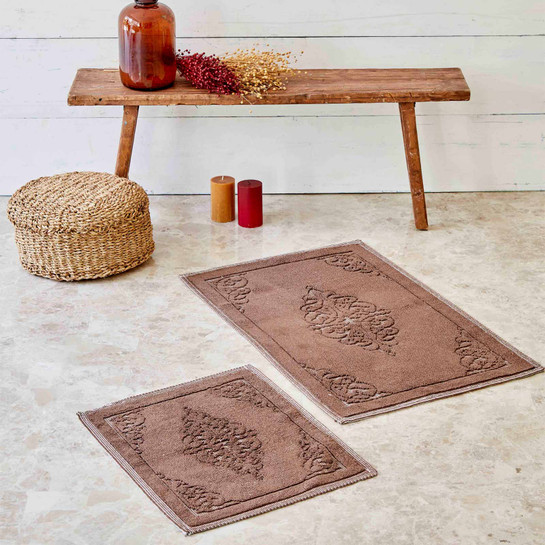 Karaca Home Milly Kahve 2li Paspas Set
