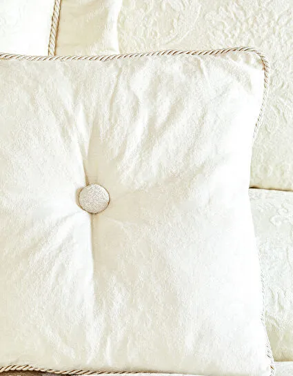 Karaca Home Dinara Ekru Çift Kişilik Yatak Örtüsü