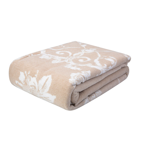Karaca Home Quatre Deluxe Gold Çift Kişilik Pamuk Battaniye