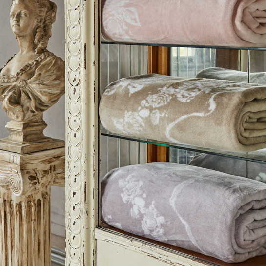 Karaca Home Quatre Deluxe Mürdüm Çift Kişilik Pamuk Battaniye