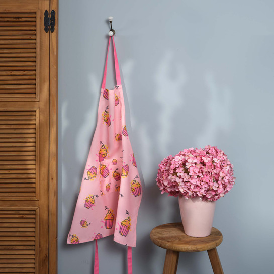 Sarah Anderson Cupcake Pembe Ebeveyn Mutfak Önlüğü 
