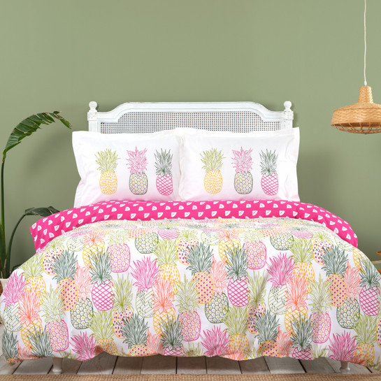 Karaca Home Young Tropical %100 Pamuk Çift Kişilik Nevresim Takımı 