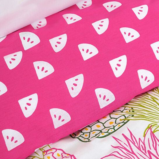 Karaca Home Young Tropical %100 Pamuk Çift Kişilik Nevresim Takımı 