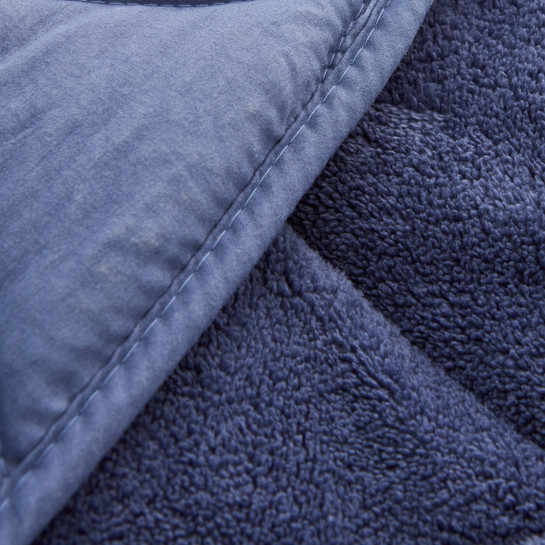 Sarah Anderson Cornelia Sherpa Çift Kişilik Comfort Set İndigo 