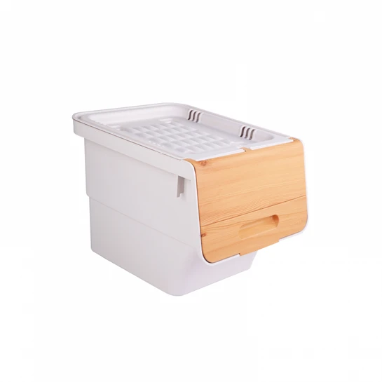 Sarah Anderson Organizer Bambu Bej Kutu 12 Lt