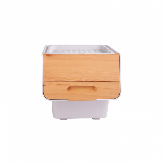 Sarah Anderson Organizer Bambu Bej Kutu 12 Lt