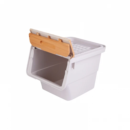 Sarah Anderson Organizer Bambu Bej Kutu 12 Lt