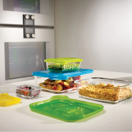 Joseph Joseph Nest  4'lü Cam Saklama Kapları - Renkli