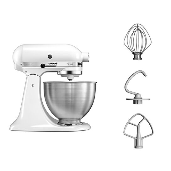 Kitchenaid Classic Stand Mikser 4,3L 5K45SSEWH White