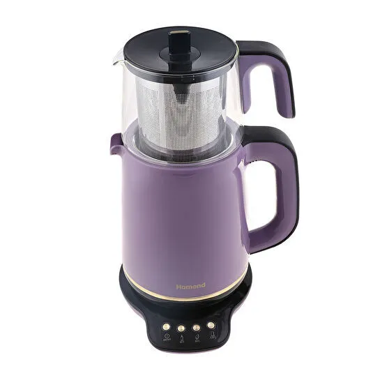 Homend Royaltea 1763h Konuşan Çay Makinesi Mor Gold