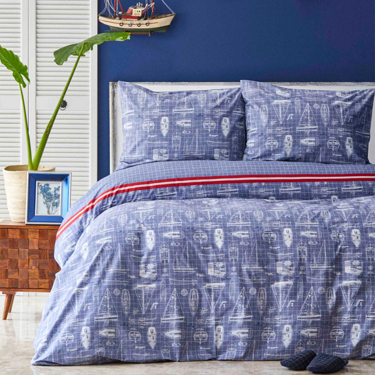 Nautica Home Marisol %100 Pamuk Çift Kişilik Nevresim Yastık Seti
