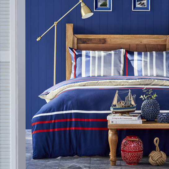 Nautica Home Bradford %100 Pamuk Tek Kişilik Nevresim Yastık Seti