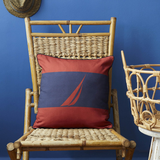 Nautica Home Sail Kırmızı İç Dolgulu Kırlent