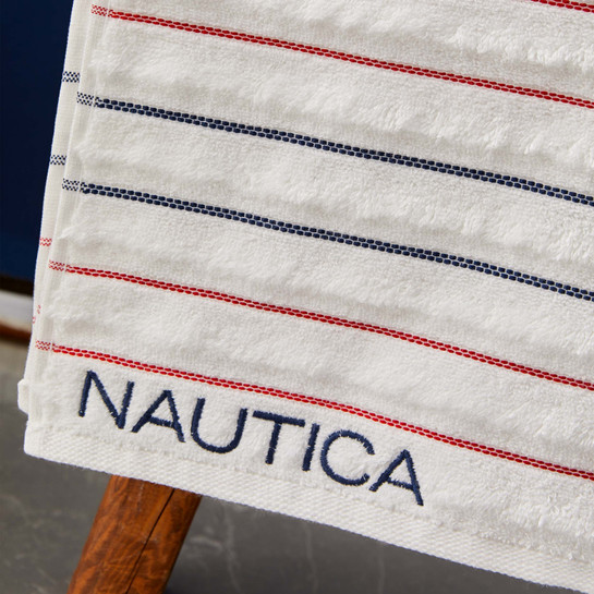 Nautica Home Kai %100 Pamuk 3'lü El / Baş Havlu Seti Off White